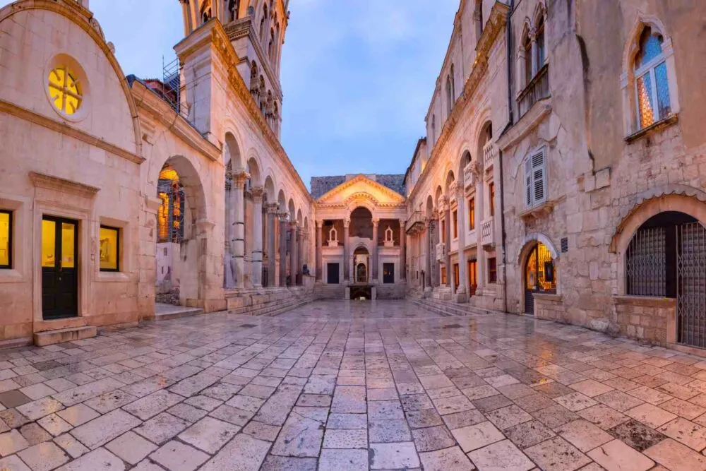 oude gebouwen in Split