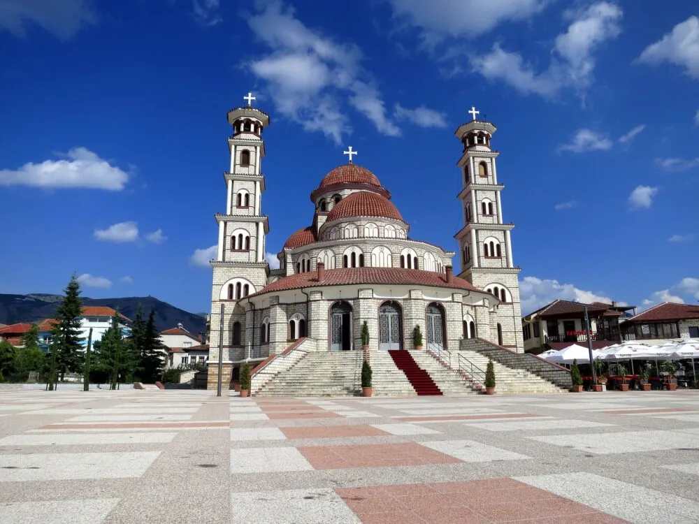 een kerk in Albanië