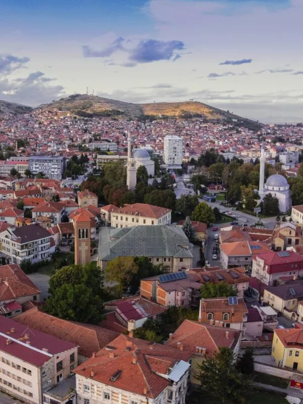 Luchtfoto van Bitola