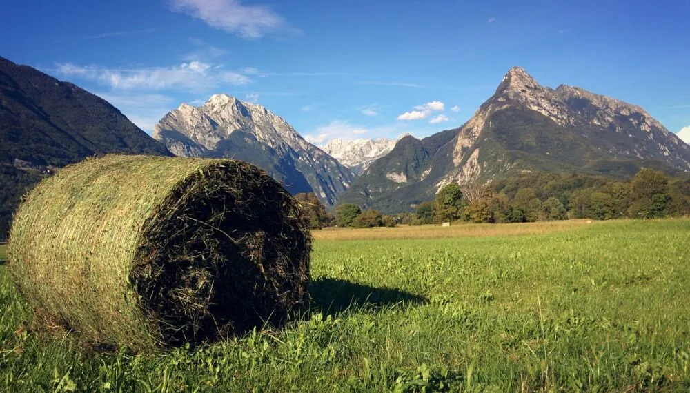 weiland tussen bergen Bovec