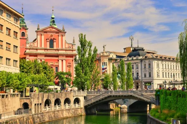 huizen in Ljubljana in Slovenië